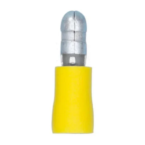 Yellow Insulated Male Cylindrical Terminal - 0558961 product image