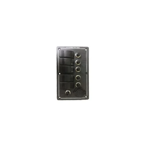 Vertical Panel with 5 Switches and USB - 502249 product image