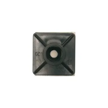 Black Self-Adhesive Nylon Cable Tie Support - 5026481 product image
