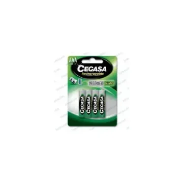 Cegasa Rechargeable AAA Batteries 1.5V - 52000509 product image
