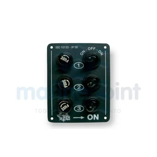 Osculati Panel with 3 Switches and Fuses - 64000178 product image