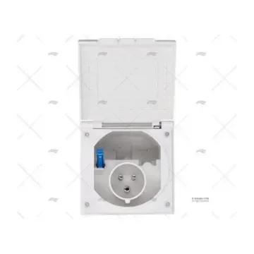 Recessed Schuko Socket, 100X100mm - 64000211 product image