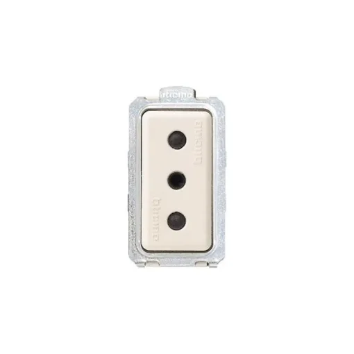 Bticino Double Socket Base with Earth 16A - 65105162 product image