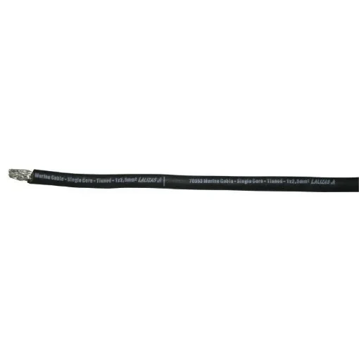 Maxpower - Marine Tinned Electric Cable, Black, 50mm2 - 70365 product image