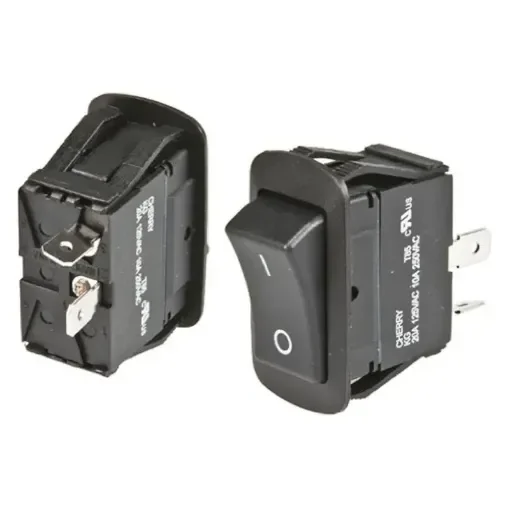 SPST Switch Black Rocker 10A On-Off - 7063982 product image