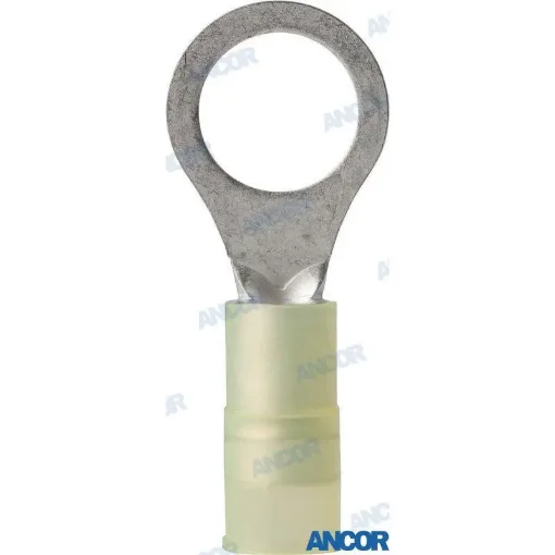 Ancor Yellow Nylon Terminals, 9.5mm Hole - AM230226 product image