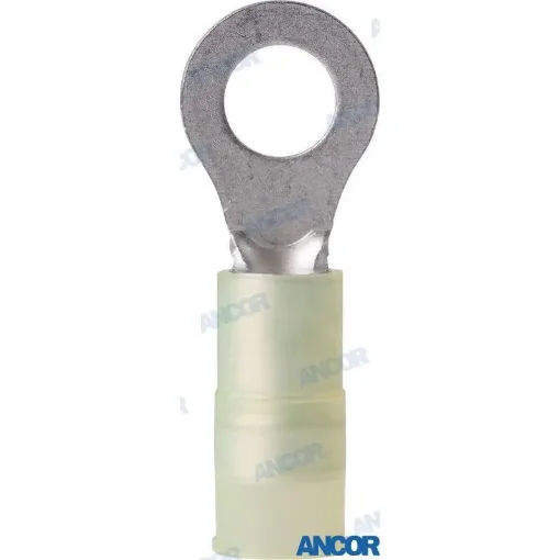 Ancor Nylon Terminals 6.4mm Hole Yellow - AM230224 product image