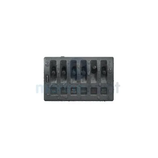 Blue Sea - Outdoor Electric Panel with 6 LED Switches - BS4306 product image