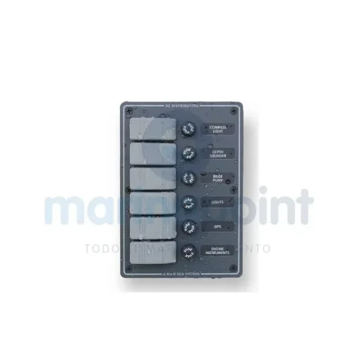 Blue Sea 6 Switch Panel, Vertical - BS8053 product image