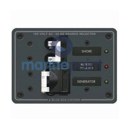 Blue Sea AC 230V 16A Double Pole Selector Panel - BS8132 product image