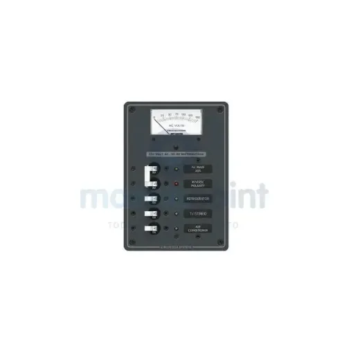 Blue Sea AC Control Panel with Voltmeter - BS8143 product image