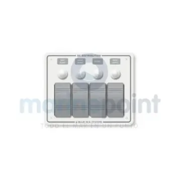 Blue Sea Waterproof Horizontal Panel with 4 Switches - BS8272 product image