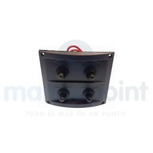 Gray Panel with 4 Lever Switches - GS11180 product image
