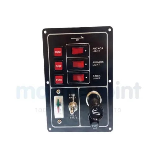 3 Switch Panel with Tester and Lighter - GS11189 product image