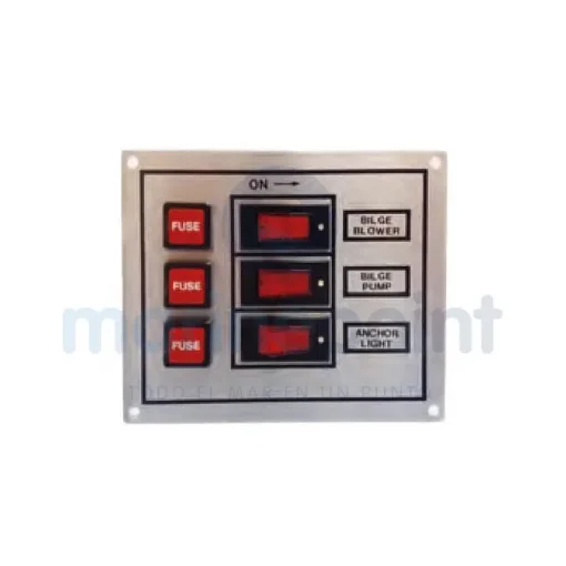 Panel with 3 Illuminated Switches - GS11192 product image