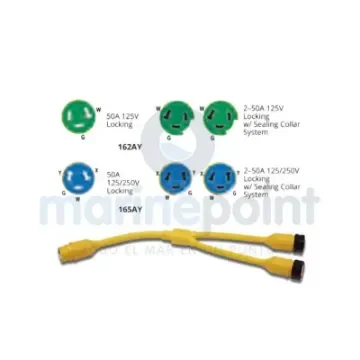 Y Adapter for Marinco 50Ah 125/250V Port Connection - GS11331 product image