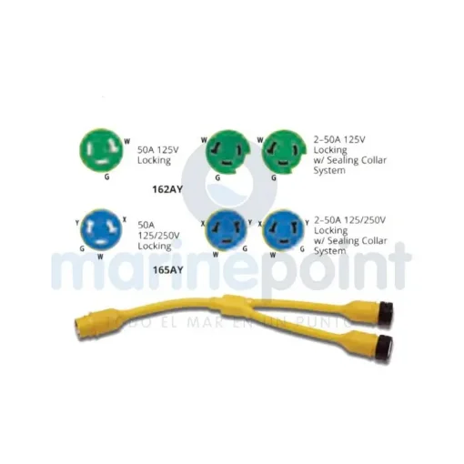 Y Adapter for Marinco 50Ah 125/250V Port Connection - GS11331 product image