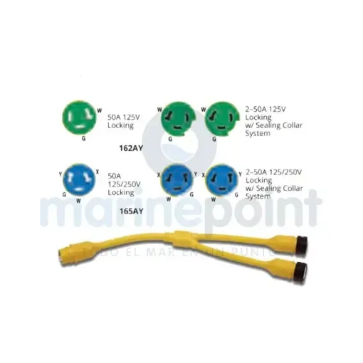 Marinco Y Adapter 50A 125V for Dual Onboard Input - GS11330 product image