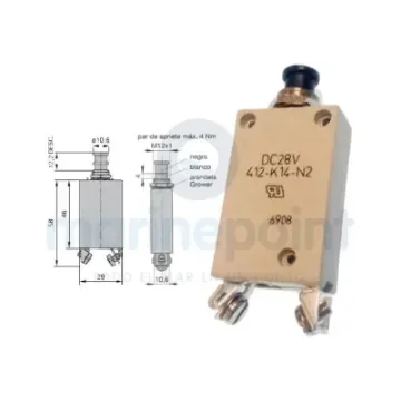 ETA 10 Ah Magnetic Circuit Breaker - GS11440 product image
