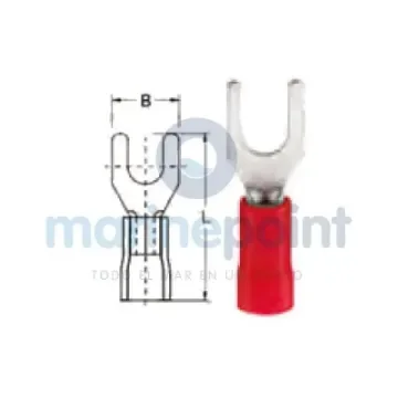 M6 Red Fork Terminals 0.5-1.5mm² - GS11616 product image