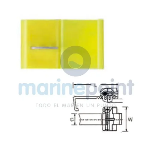Yellow Automatic Cable Connectors 4-6mm² - GS11641 product image