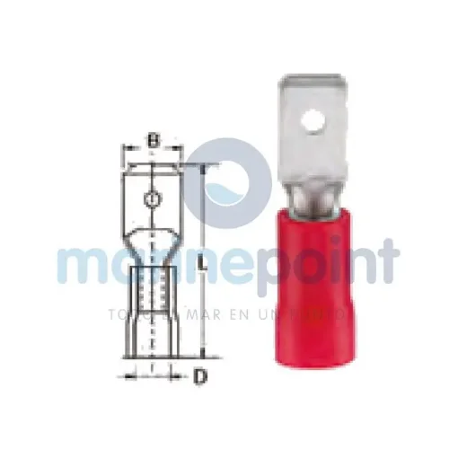 Male Faston Terminals Red 2.9mm - GS11642 product image