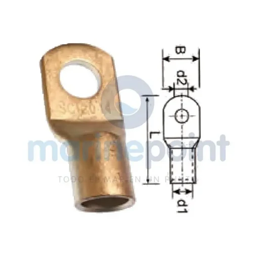 50 Mm² Battery Terminals with 8.4 Mm Hole - GS11666 product image