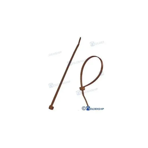 Brown Nylon Clips, 2.5x98 - GS38220 product image