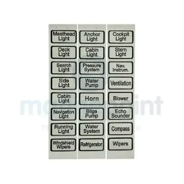 White Adhesive Labels for Goldenship Panels - GS41465 product image