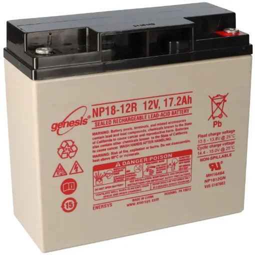 12V 18Ah Battery for Jet Skis and Boats - NP18-12R product image