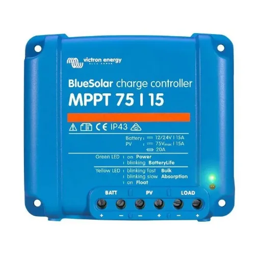 Victron - BlueSolar MPPT Charge Controller 75/15 12/24V 15A - NT679 product image
