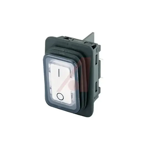 2-Pole 10A Switch, Protected White Light - 9077056 product image