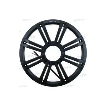 Kicker - Uv Resistant Led Carbon-Effect Subwoofer Grill - KA45KMG10CC product image