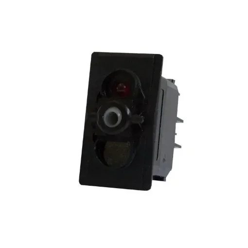 Red Double-Pole On-Off-On Push Button - NPE653 product image