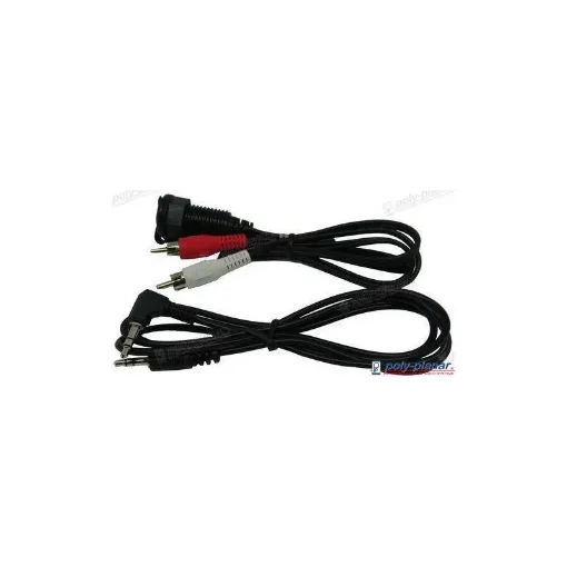 Waterproof Marine 3.5/4mm Jack To RCA Extension Adapter - PPIC-3.5PM product image