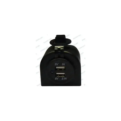Dual USB Socket 12-24V DC for Boats - 44250500 product image