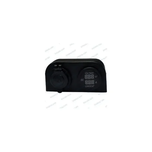 Marine Cigarette Lighter Socket with Voltmeter and Ammeter - 44250502 product image