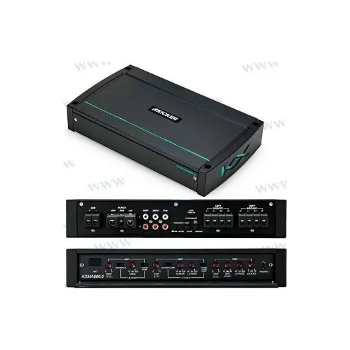 Kicker 800W 8-Channel Marine Amplifier - KA44KXMA8008 product image