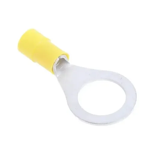 Yellow Insulated Round Terminal 4-6mm², 12mm Eye - 6139429 product image