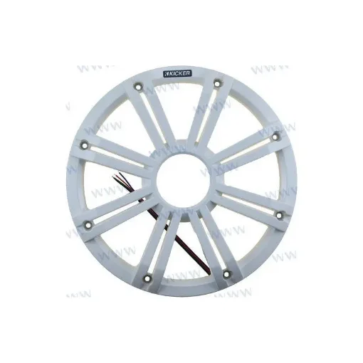 Kicker Subwoofer Grill with White Led - KA45KMG10WW product image