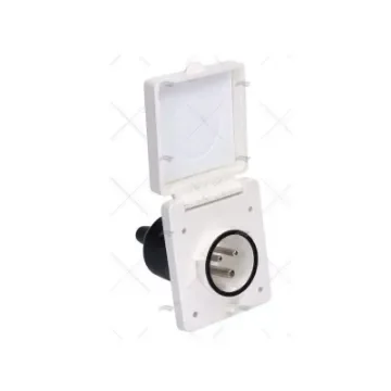 16A IP56 Waterproof Electrical Socket with Cover - 04000533 product image