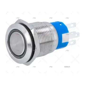 12V 5A Push-Off Switch with Blue LED Indicator - 65000909 product image