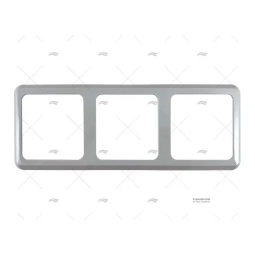 White 3-Gang Frame for Marine Electrical Installation - 64000037 product image