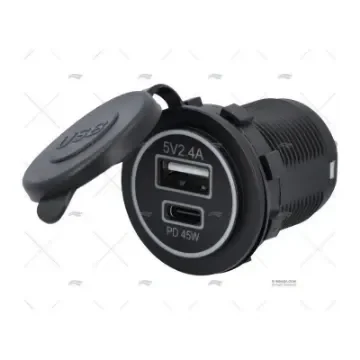 Toma Usb Type A/C 5V 2.4A Pd 45W - 40251467 product image