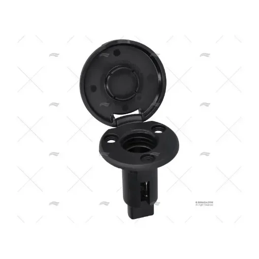 Attwood - Black Round 2-Pin Base for Electrical Connections - 90891005 product image