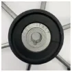 Allpa Black Leather Steering Wheel for Marine Boats - Durable Stainless Steel Spokes, Weather Resistant - NL7360/01 product image