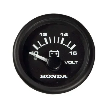 Honda Marine Analog Voltmeter 10-16V for Battery Monitoring - Durable Boat Voltage Meter - 72381F product image