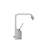 Gessi Rettangolo XL Black Basin Mixer Tap Spares 26107.299 with Stainless Steel Flexible Hoses product image