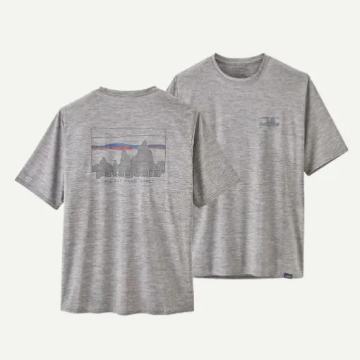 PATAGONIA - Men's Cap Cool Daily Graphic Shirt '73 Skyline - Feather Grey product image