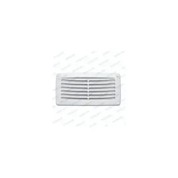 White ABS Ventilation Grille 206x106 mm - 04000491 product image
